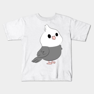 Chubby WhiteFace Cockatiel Kids T-Shirt